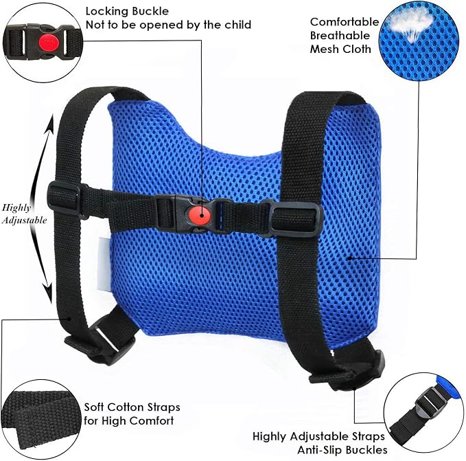 HappyVk Toddler Leash Harness Kid Leash Child Safety Harness Baby Leash Anti Lost Ages 1-4