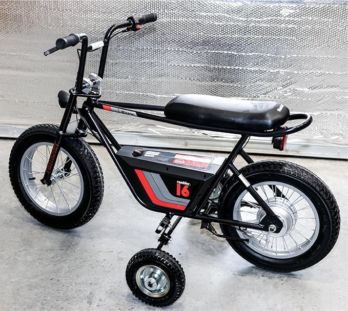 Hardline Products USA Wheels for Tots Training wheels for Razor Rambler 12 & 16 24v-36v Electric Minibike - 1602-UT-Rambler