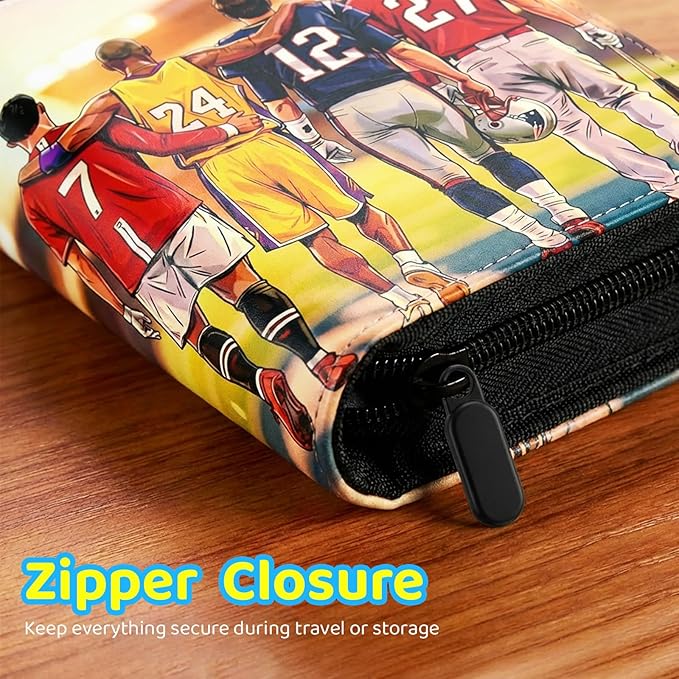 Zipper Cards Binder for 900-Pocket Sports Trading Cards, Premium Baseball Football Basketball Cards Book Album With Removable Sleeves for MTG & TCG Cards - Gifts for Girls and Boys (Starry Sky)