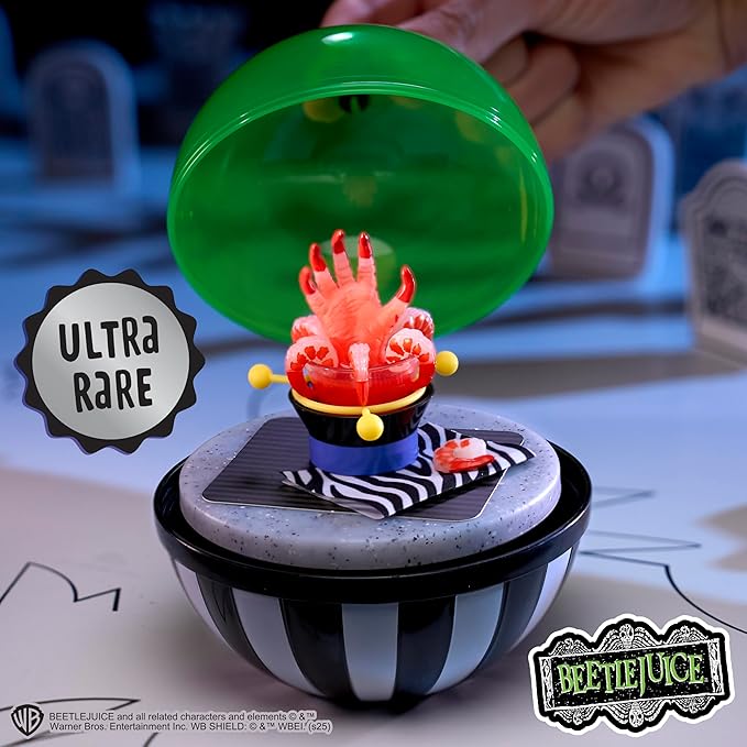 MGA's Miniverse Make It Mini Halloween (3 Pack), Beetlejuice, Mini Collectibles, Mystery Blind Packaging, Spooky, Halloween, Seasonal, DIY, Crafts, Resin Play, Replica Food, NOT EDIBLE, Collectors, 8+