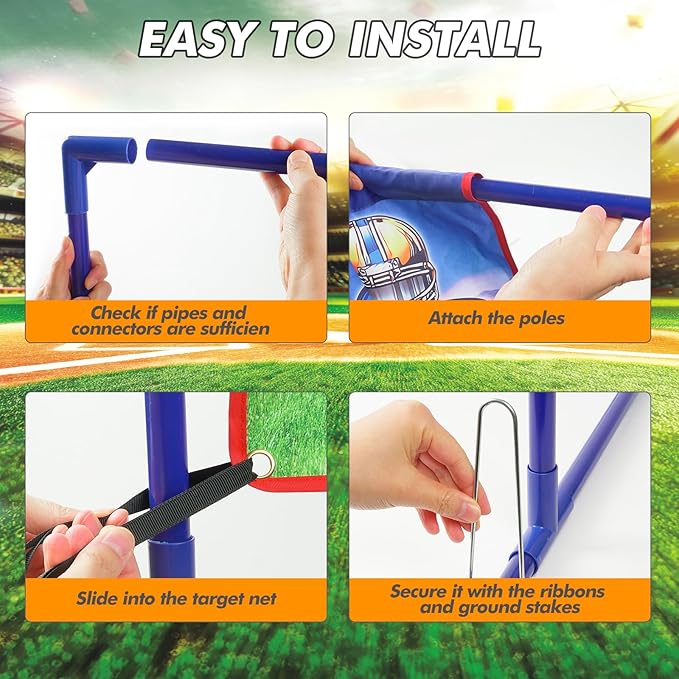 Throwing Target Game - American Football - Football Gifts for Kids 6-8 Boys 8-12 - Inspired Outdoor Fun for Children | Teenager | All Ages Perfect for Parties, Gatherings, and Family Events