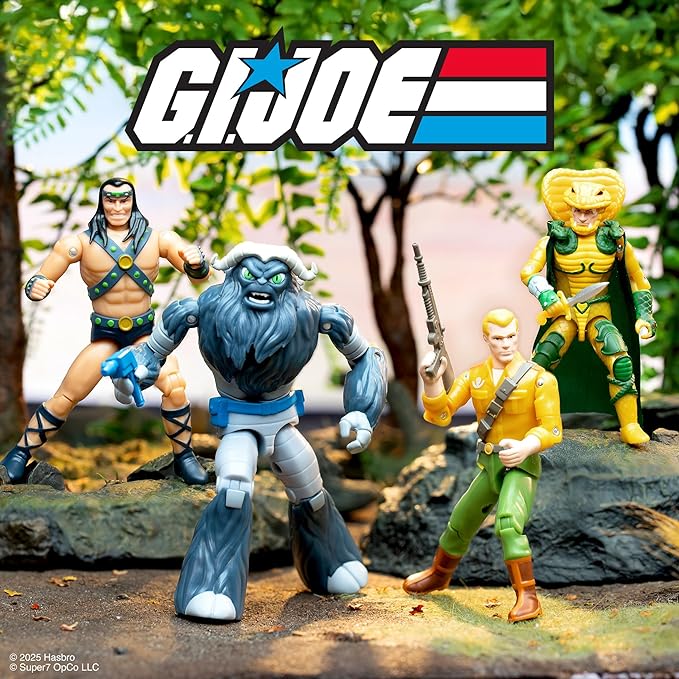 Super7 Reaction+ G.I. Joe Duke (Cartoon) - 3.75" G.I. Joe Action Figure with Accessories Classic Cartoon Collectibles and Retro Toys