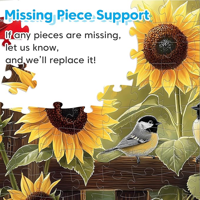 4-Pack 100 Piece Puzzles for Kids Ages 6-8 8-10 Year Old, Birds Puzzles, Large Piece Puzzle for Seniors 100 Pieces Adults Jigsaw Puzzle, Learning Educational Toys for Boys and Girls