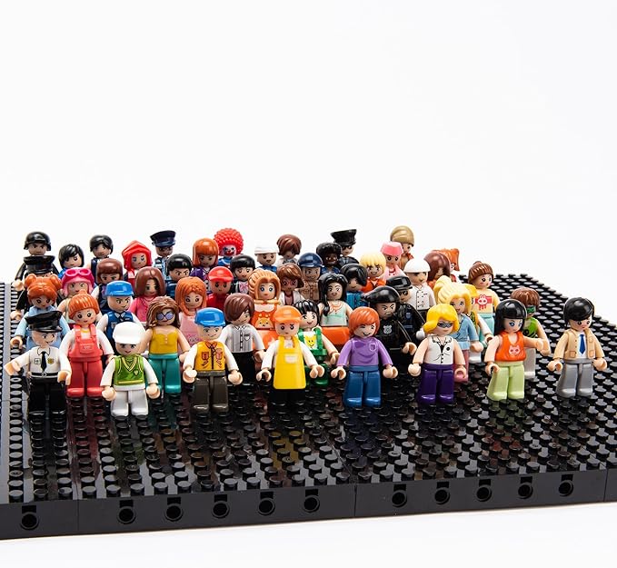 Icyhit Building Mini Figures People Action Figure Toy (Random 50 Included)