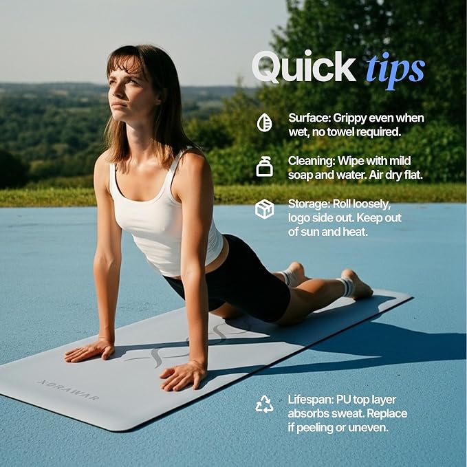 Natural Rubber Workout Mat with Bag | Thick Rubber mat 4.5 mm | Non Slip Yoga Mat Non Slip| Gym Mats for Home Gym Floor Mat, Home Exercise Mats for Home Workout Accessories, Fitness Mat, Workout Mats for Home Gym, Yoga Matt, Stretching Mat, Thick Exerc...