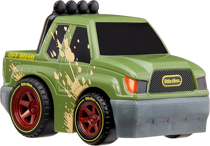 Little Tikes Crazy Fast Cars 2-Pack Off-Roaders, Off Road Adventure Vehicle Themed Pullback Toy Car Vehicles Go up to 50 ft