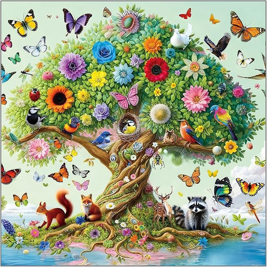 1000 Pieces Jigsaw Puzzles for Adults and Teens and Family Happy Game Time Animal Cute Funny Puzzle (Magic Island)