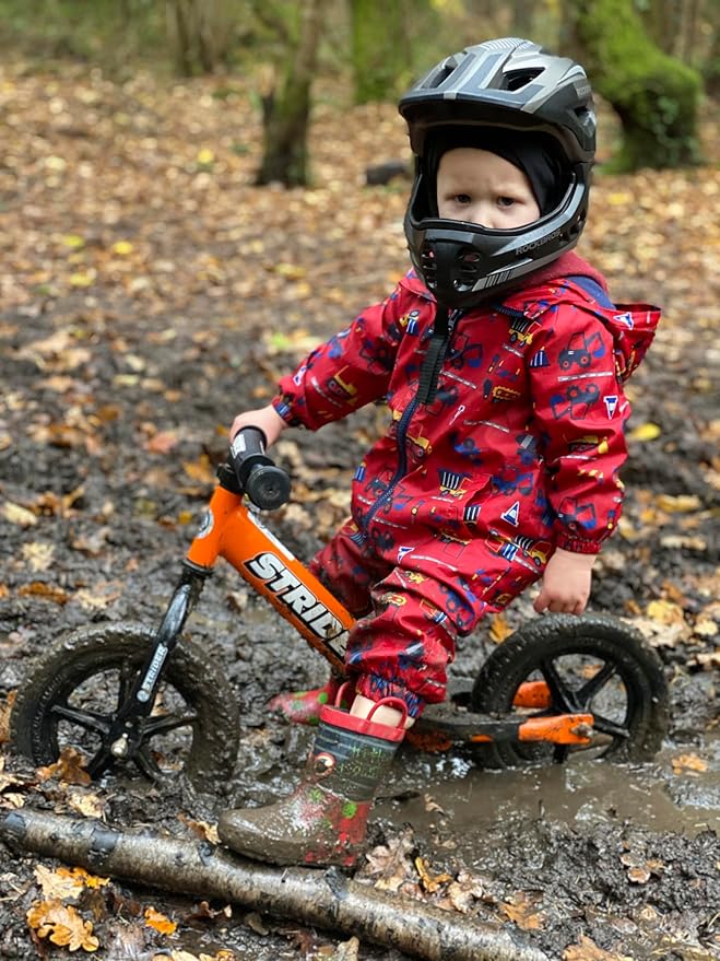 Strider 12” Sport Bike - No Pedal Balance Bicycle for Kids 1 to 4 Years - Includes Safety Pad, Padded Seat, Mini Grips & Flat-Free Tires - Tool-Free Assembly & Adjustments