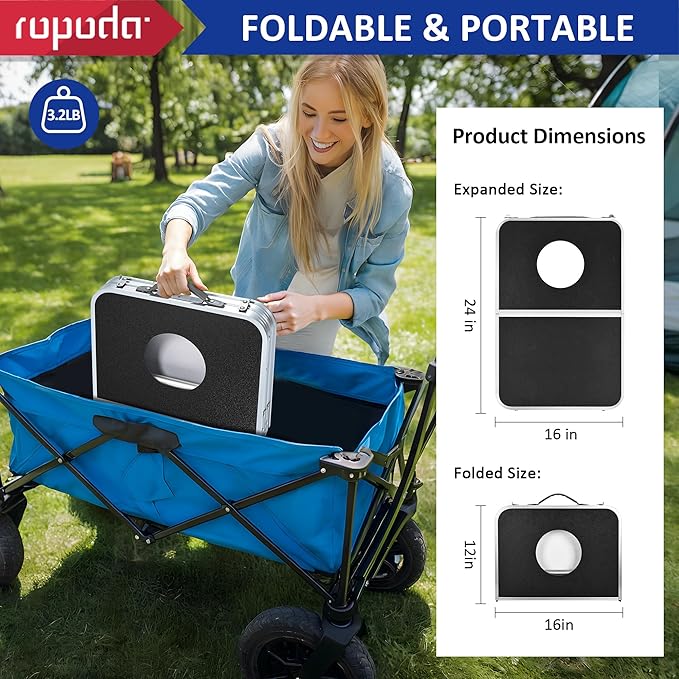 ROPODA Portable Cornhole Board Set,24x16 / 30×20in Corn Hole Games for Adults with 8 Bean Bags, Lightweight Aluminum Alloy Edging Cornhole Set for Outdoor Games, Beach and Tailgates