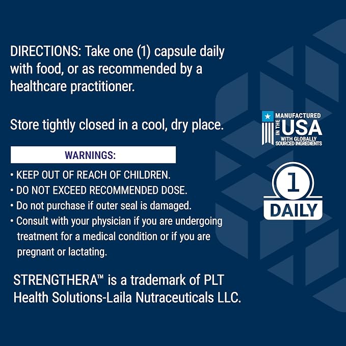 Life Extension Active Vitality & Strength, Functional Fitness, Muscle Health, Physical Independence, 1-Daily, Non-GMO, Gluten-Free, 30 Capsules