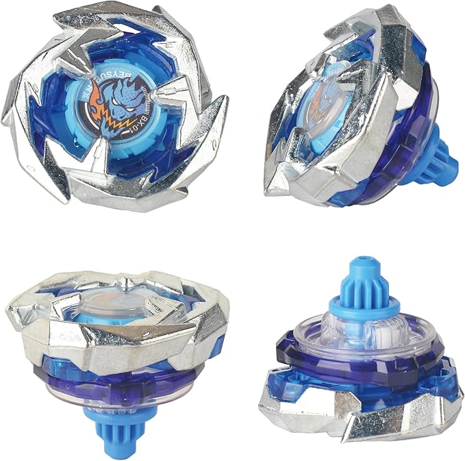 Battling Set, Spinninning Top Burst Toy Combat Battling Game Set, Spinning & Launchers, Bey Stadium, Greats Birthday Gift for Boys, 5 Spinning Tops
