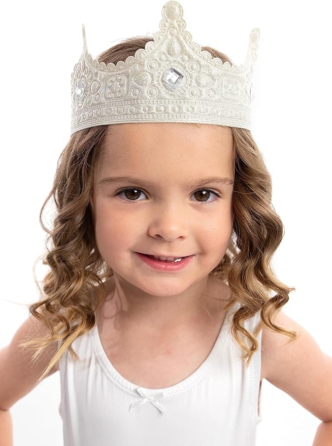 Little Adventures Soft Royal Princess Queen Crown Dress Up Costume Accessory for Kids