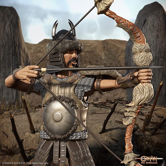Super7 ULTIMATES! Conan The Barbarian Battle of The Mounds Subotai - 7" Conan Action Figure with Accessories Classic Movie Collectibles and Retro Toys