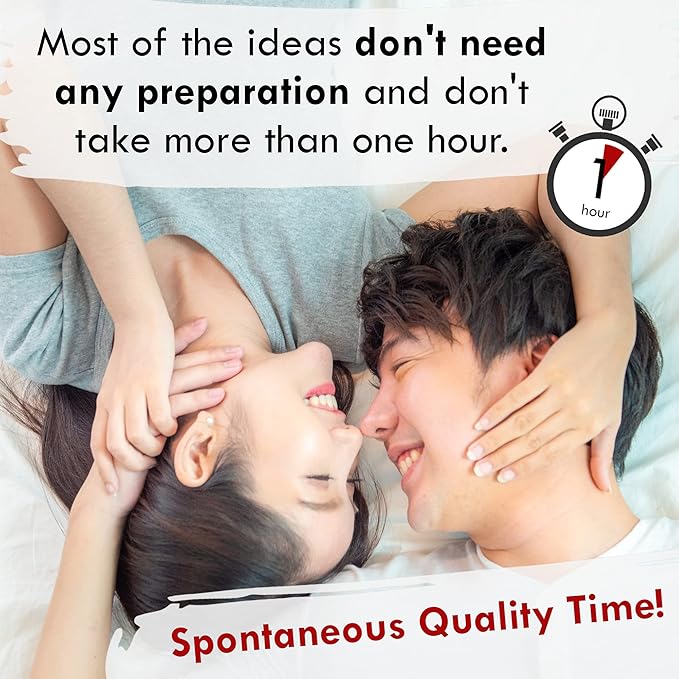 Weekly Date Night Ideas for Couples – Fun & Romantic Gift for Wedding Anniversaries, Valentine’s Day & More – For Husband, Wife, Brides & Bachelorettes – (with Heart Card)
