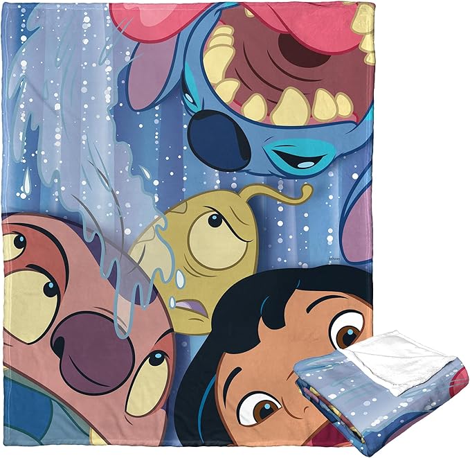Northwest Disney 100 Silk Touch Throw Blanket, 50" x 60", Ohana