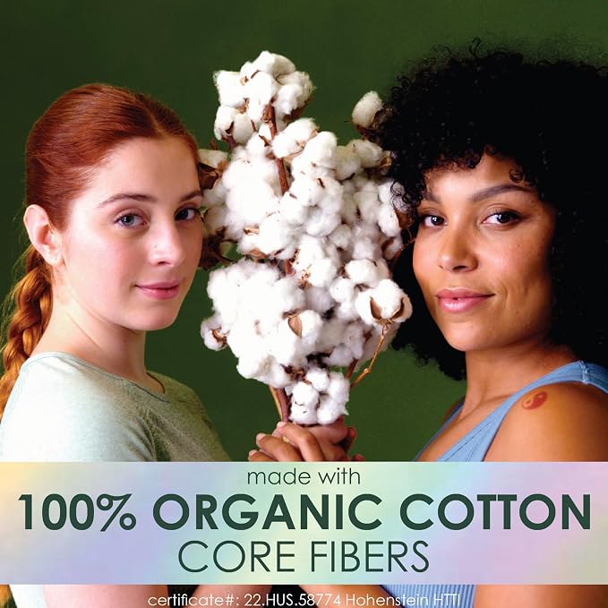 L. Cotton Tampons Regular Absorbency, Contains an Organic Cotton Core, Made Without Synthetic Pesticides, or Fragrances, 84 Count