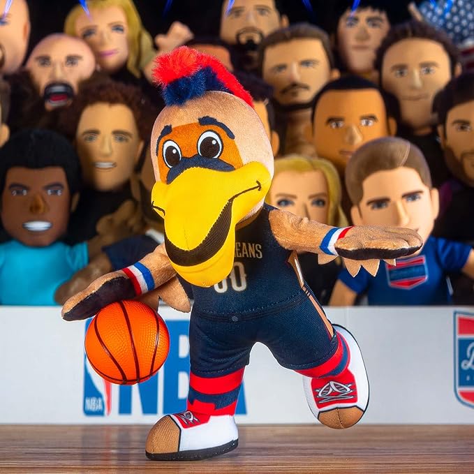 Bleacher Creatures NBA Unisex NBA 10-inch Mascot Plush Doll