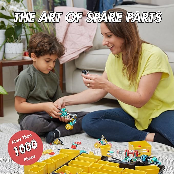 The Off Bits Educational STEM Toys for 6+: Robot Toy Building Sets, 3-in-1 Engineering Kit for Boys and Girls, Build Your Own STEM Building Toys with Endless Possibilities (Family Kit)