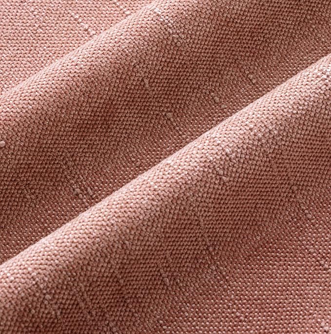 MIULEE Textured Chenille Throw Pillow Covers 20x20 Inch Dusty Pink | Pack of 2 Decorative Soft Throw Pillows, Solid Textured Cushion Covers, Modern Home Decor for Couch Sofa Bedroom Living Room