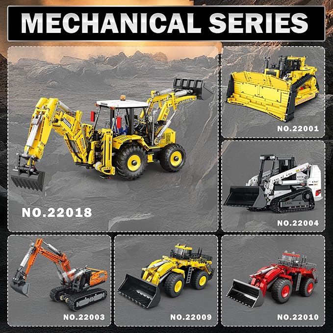 Loader Building Set Toy Excavator 22018 Excavator Toy 2231 Construction Toys, Building Toys for Kids Adults