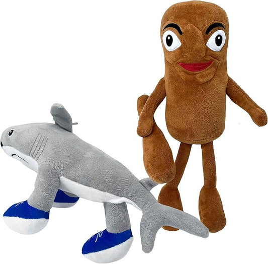 Italian Brainrot Rot Tralalelo Tralala Meme Shark Plush Rot Toy tralala Shark with Blue Shoes Stuffed Animal plushies brainrot Toy Figures Plush Keychain Birthday decore