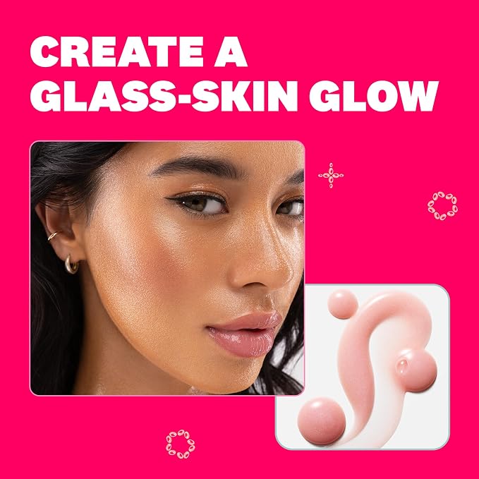 THE FACE SHOP Rice Water Ready Glowy Glazing Serum, Hydrating Glow Serum & Primer in one, Korean Skin Care, Skin Prep for Makeup with Peptides, Hydrating & Boosts Radiance