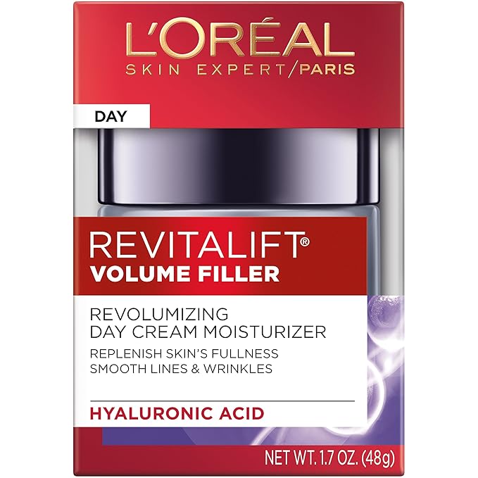 L’Oreal Paris Skin Care Revita Lift Volume Filler Daily Re-Volumizing Facial Moisturizer, 1.7 Ounce (Pack of 2)