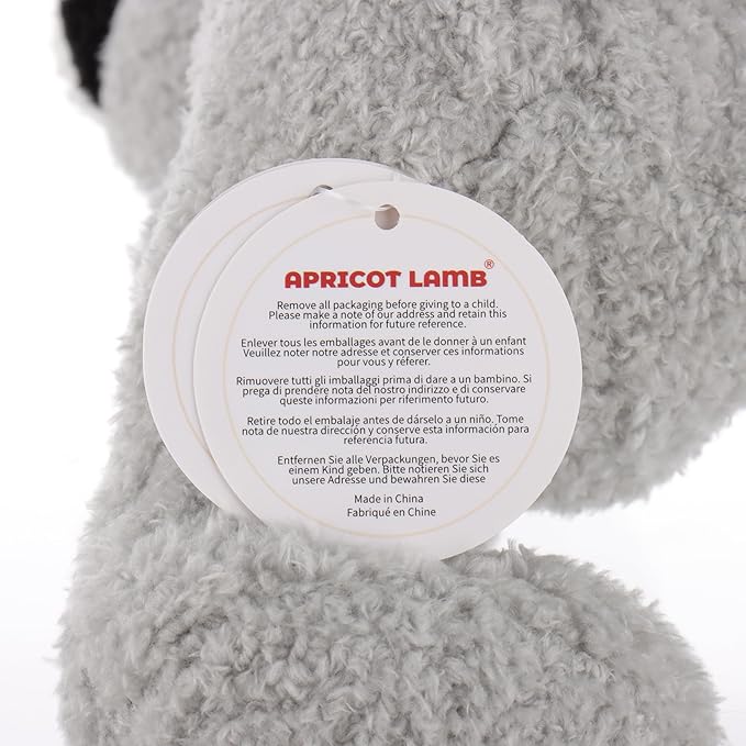 Apricot Lamb Toys Plush Velvet Raccoon Stuffed Animal Soft Cuddly Perfect for Child (Velvet Raccoon)
