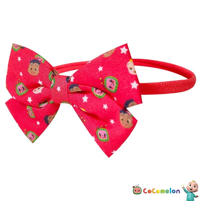 Baby Accessories Adorable CocoMelon Baby Headband Bows Soft Elastic Newborn Girl Essentials