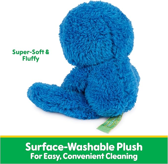 GUND Sesame Street Official Grover Take Along Buddy Plush, Premium Plush Toy for Ages 1 & Up, Blue, 13”