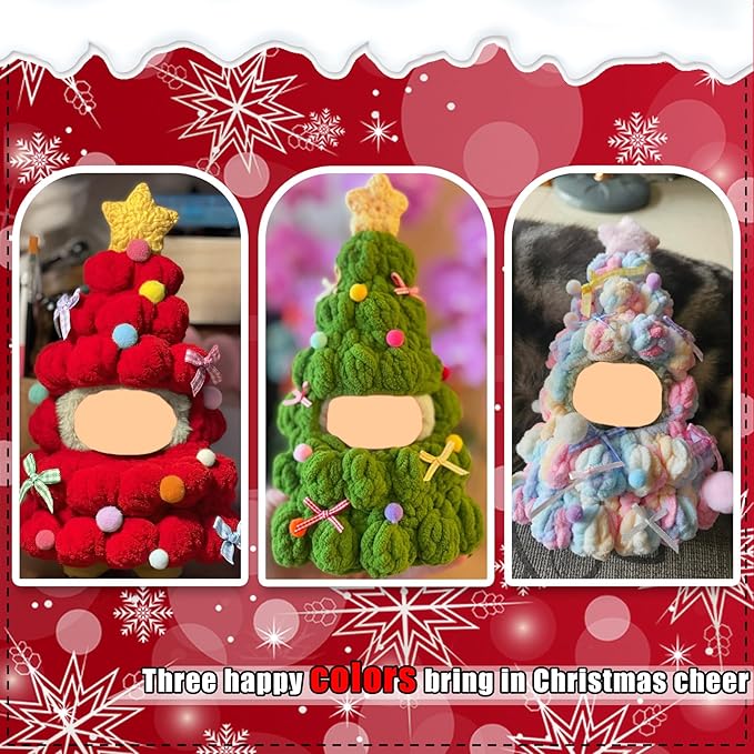 Designer Clothes for Dolls Accessories15cm /17cm Doll Clothing Set Replacement Pink Outfit 5Pcs Set (Green Christmas Tree Style)