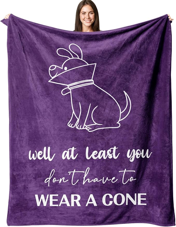 Get Well Gifts for Women, Get Well Soon Gifts for Women After Surgery, Feel Better Gifts, Gift for Recovery After Surgery, Funny GetWell Gifts for Woman/Teenage Girl Throw Blanket 60" x 50"
