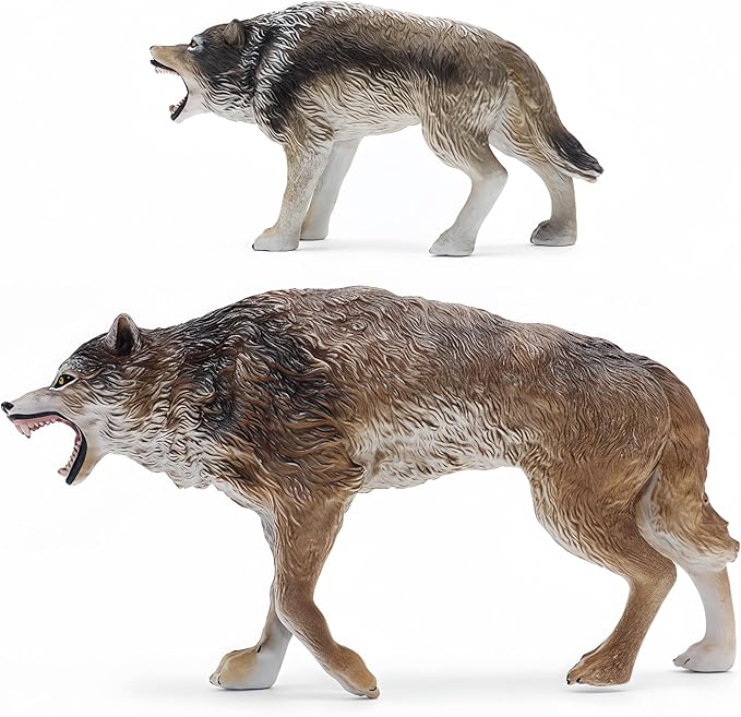 Gemini&Genius Direwolfs Animals Action Figure Toys for Kids