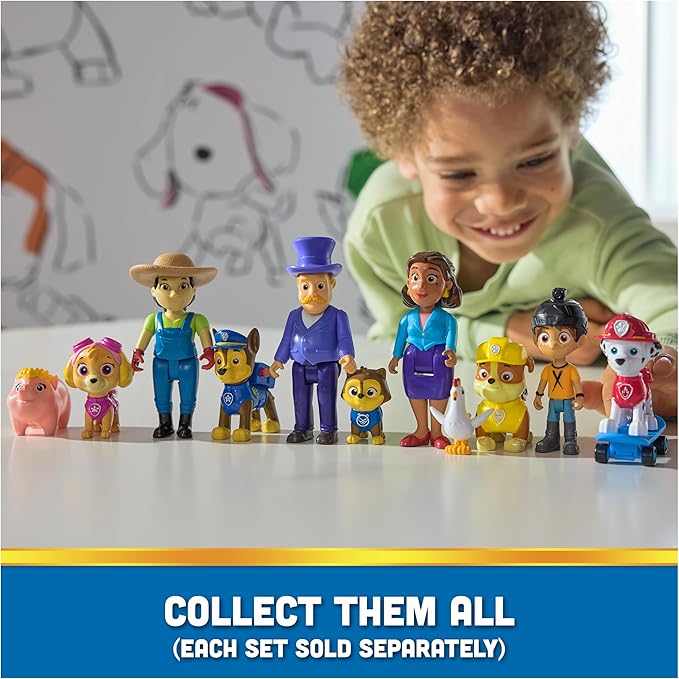 Paw Patrol Chase & Humdinger Figures Set, Kids Toys for Boys and Girls Ages 3 and Up