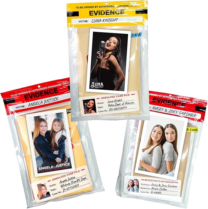 Unsolved Case Files - 3 Case Bundle – Avery Gardner, Luna Knight, and Angela Justice Cases