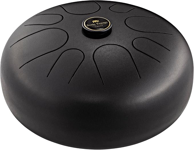 Meinl Sonic Energy Steel Tongue Drum 8 Notes 16" with Mallets, Bag — Sound Healing Instrument for Musical Education, Meditation, ASMR, Yoga