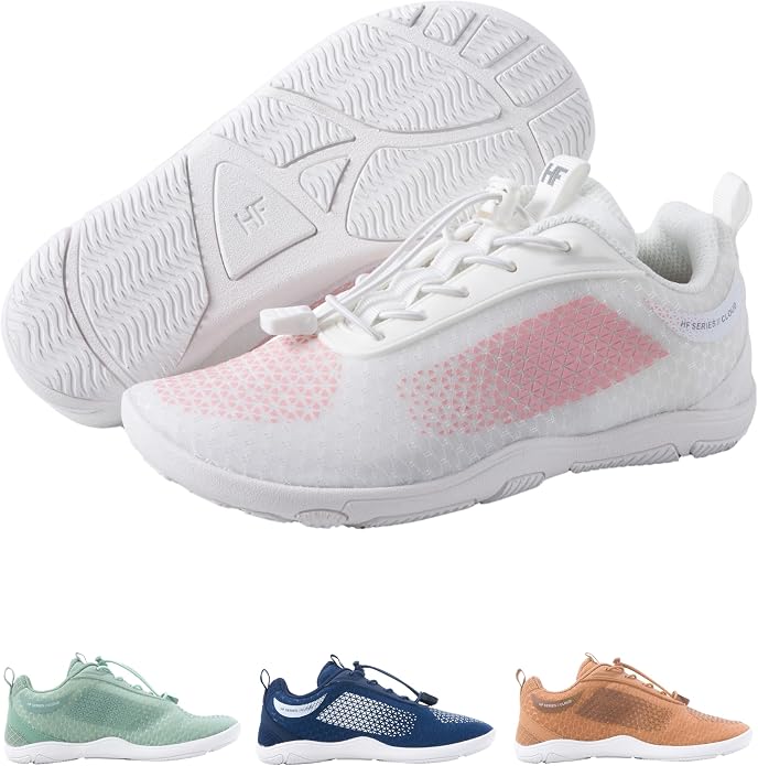 Hike Footwear HF Flow Barefoot Shoes for Women & Men - Minimalist Shoes with Arch-Support, Breathable Splash-Proof & Versatile Boot, Ergonomic Pain-Relief Posture Improvement Hiking Boots
