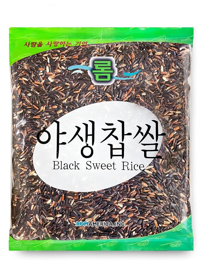 Black Wild Sweet Rice, 야생찹쌀, 2 Pounds (Pack of 1)