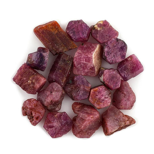 50 carats Raw Ruby Rough Gemstone, Natural Crystals, Healing Stones, Wholesale Bulk Lot, Jewelry Making Stones Supply, Stone, 10 to 15mm, 4 to 5pcs