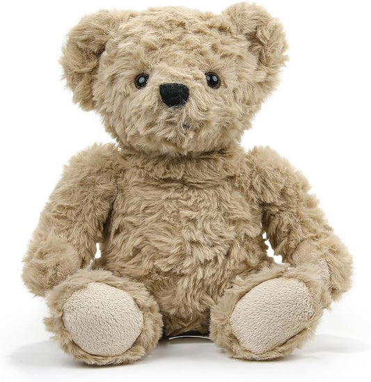 Plushland Classic Teddy Bear Stuffed Animal Plush Toys, Small Brown Plush Bear - Home Party Plushies Decoration, for Kids and Adults - 10 Inches (Curly)