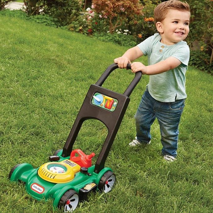 Little Tikes Gas 'n Go Mower Kids Toys for Toddlers Boys Girls Age 18 Months and Older, Indoor Outdoor Push Gardening Summer Toy Gifts for Birthday
