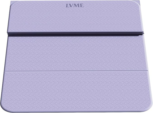Foldable Yoga Mat 75"x31" – 0.24" Thin | Easy to store & carry – takes little space. Exercise mat: non-slip for home gym. Pilates mat: odor-free & easy-clean.