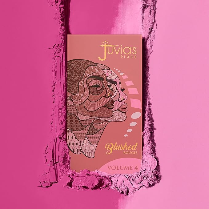 Juvia's Place Duo Blush Volume 4 - Matte Powder Blush for Cheeks Makeup | Highly Pigmented, Two Tone Make Up Powder Blush with Buildable Color for Natural or Bold Looks