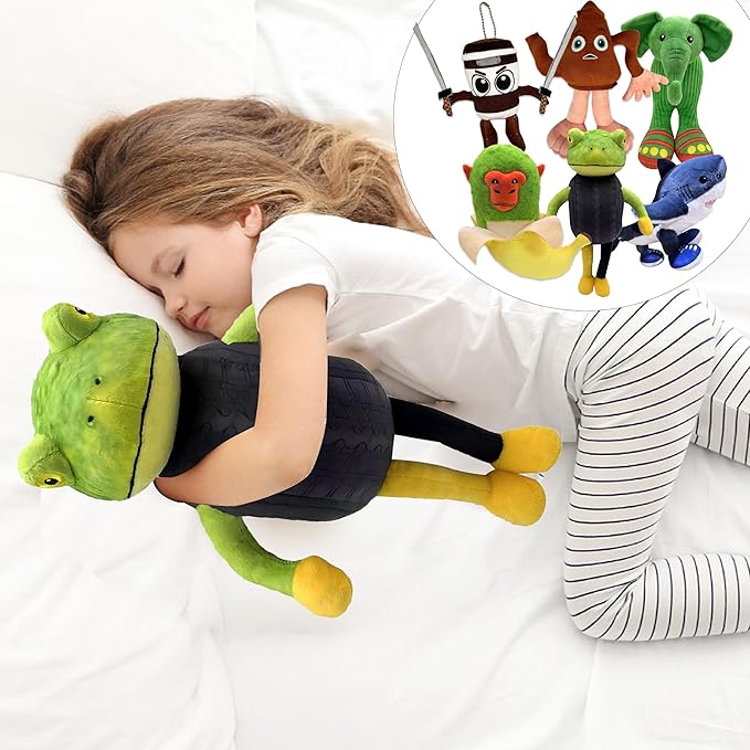 Zenitsu Italian Brainrot Plush Expressive Doll Funny & Unique Gift for Boys and Girls, Creative Home Décor Plush Toy for Christmas, Birthday (6pcs-1)