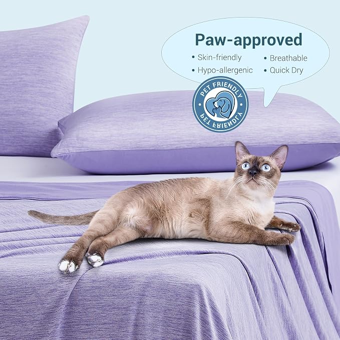Elegear Arc-Chill 3.0 Cooling Blankets for Hot Sleepers, Queen Size, Purple | Q-Max>0.5 Cooling Fabric, Absorbs Heat to Keep Body Cool, Breathable Summer Blankets for Night Sweats & Menopause, 79"x86"