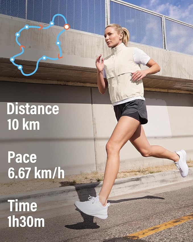 Women's Lightweight Running Vest Stand Collar Zip Up Summer Waistcoat Sleeveless Jacket for Golf Hiking Travel