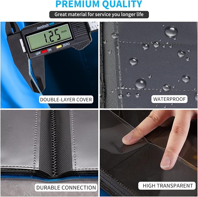 Card Binder, Upgraded 9 Pockets Trading Card Collection Binder for Cards, 360 Card Book Holder Album for Yugioh, MTG, TCG, Magic, Sports Cards - Blue
