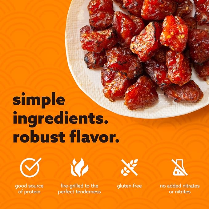 Golden Island Korean BBQ Variety Pack - (15 Pack) 8 Pork Snack Bites and 7 Pork Jerky - Korean Barbecue Protein Snacks - Up to 8g Protein per Serving - Gluten Free