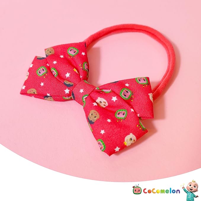 Baby Accessories Adorable CocoMelon Baby Headband Bows Soft Elastic Newborn Girl Essentials