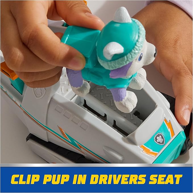 Paw Patrol, Everest’s Snow Plow, Toy Vehicle with Collectible Action Figure, Sustainably Minded Kids Toys for Boys & Girls Ages 3 and Up